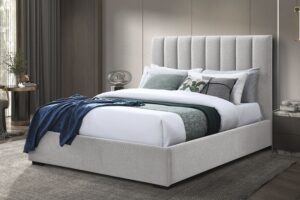Cama Tapizada Grecia Natural