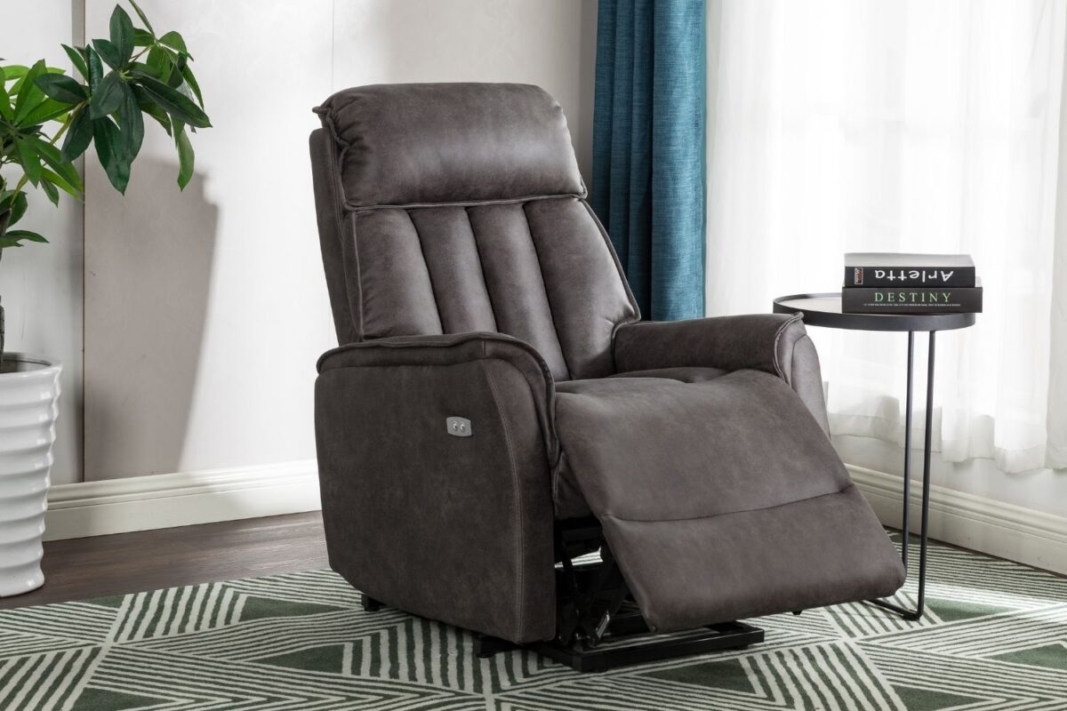 Sillón Reclinable Eléctrico Globus Gris