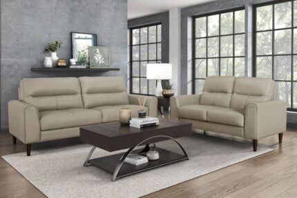 Sofa Lewes Piel Negro